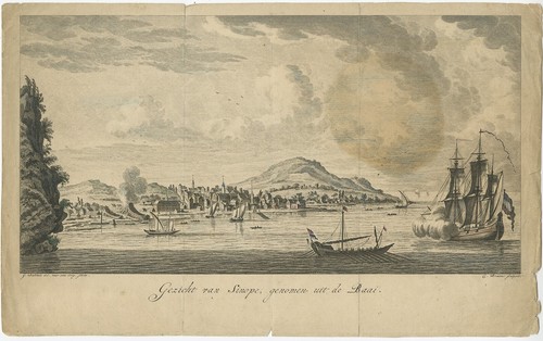 Stampa antica della - , città