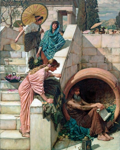 Antico filosofo diogene - antico, della
