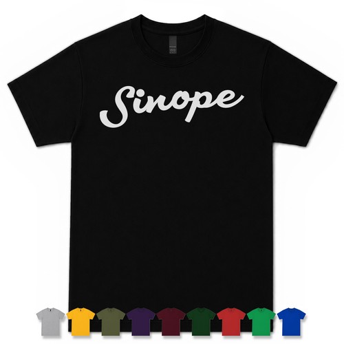 Maglietta sinope retro script - retro,